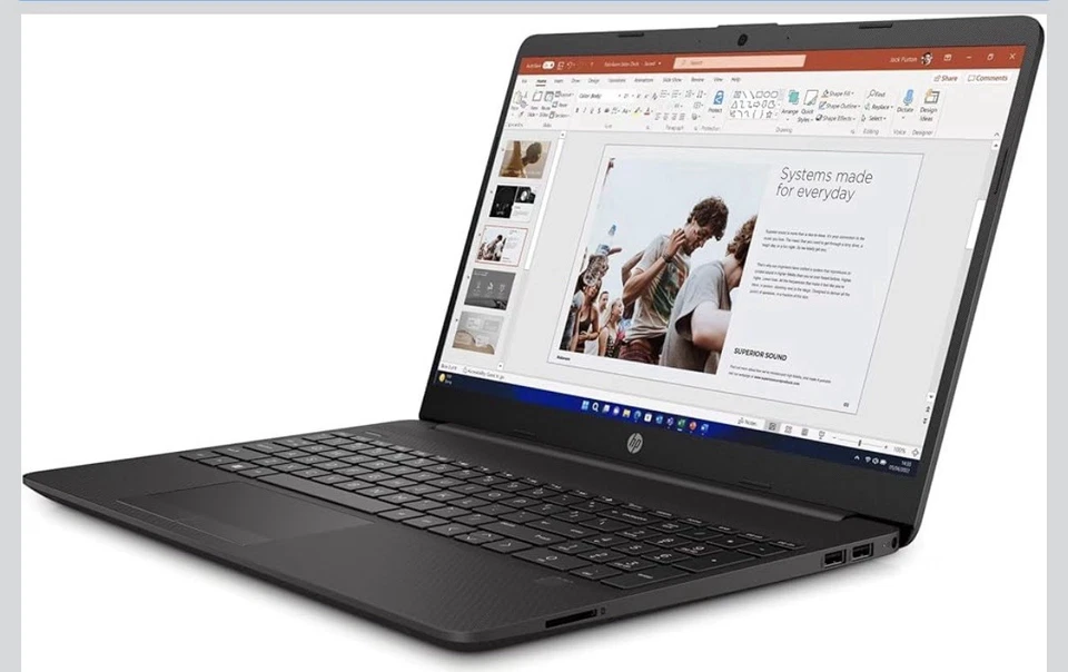 Notebook Pc Portatile HP 250 G9 Intel N4500 15,6" Ram 8Gb SSD 256Gb, Win 11 Pro - Immagine 3 di 4