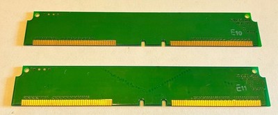 PRICE REDUCED! QTY 2 - CRIMM RDRAM RamBUS Continuity Module Blank for RIMM