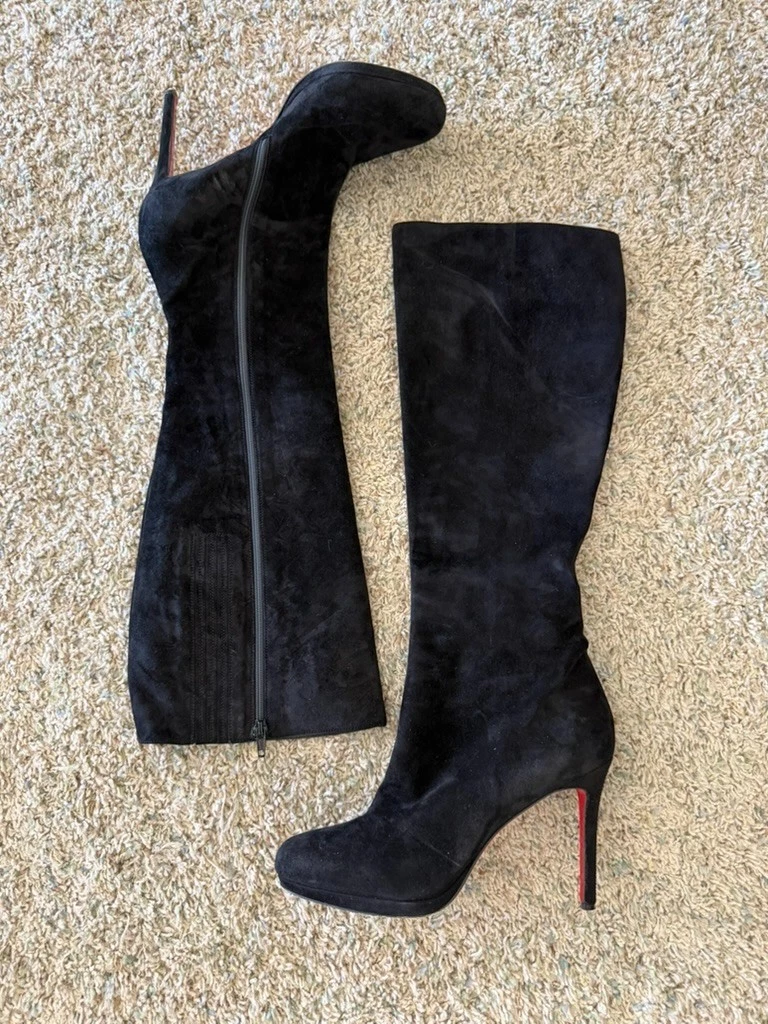 Christian Louboutin Suede Boots for Women for sale | eBay