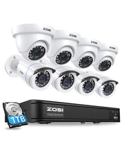3K Lite Home Security Camera System with AI Human Vehicle Detection, H.265+ 8...