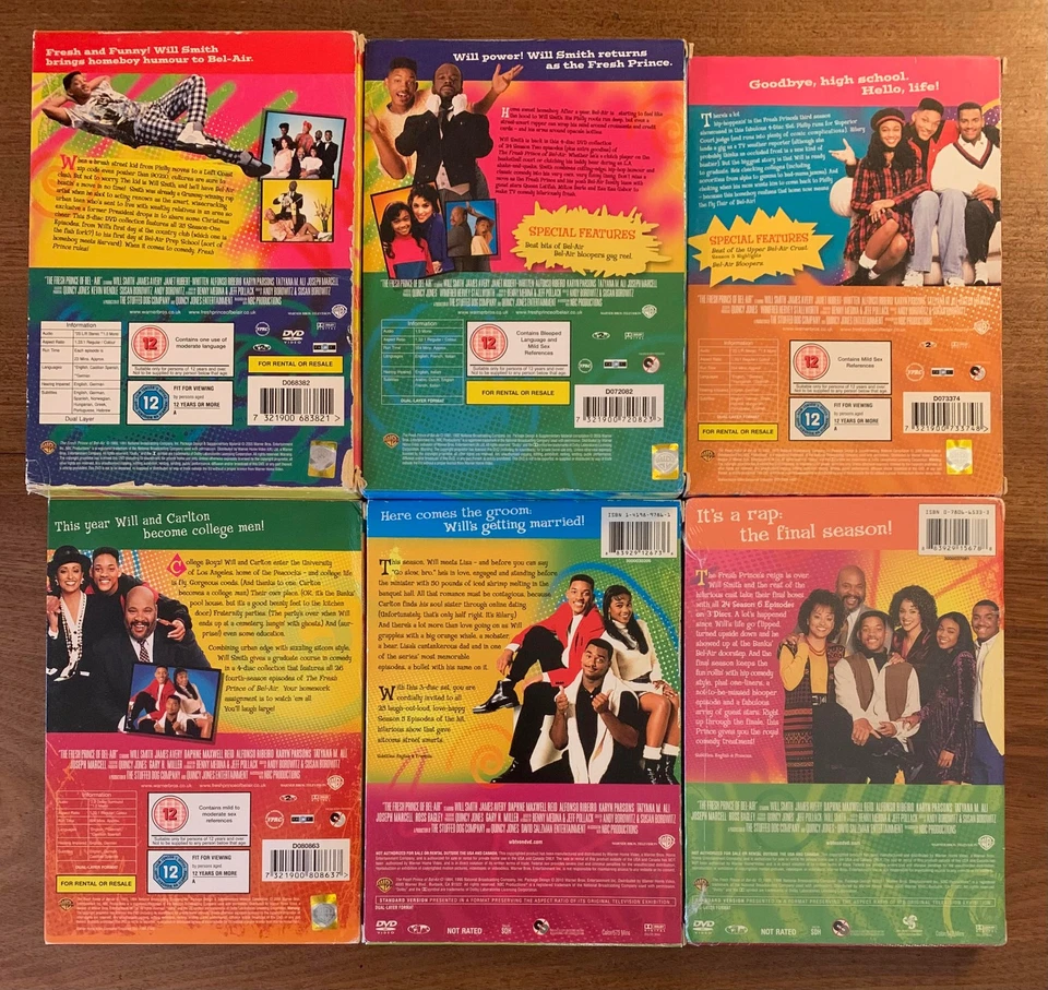The Fresh Prince Of Bel-Air The Complete Seasons/Series 1,2,3,4,5 & 6 DVD Boxset - Image 3 of 3