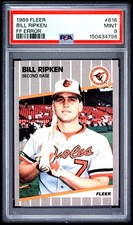 1989 Fleer #616a Bill Ripken PSA 9