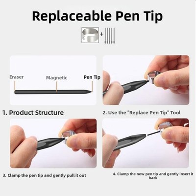 Eingabestift für Kindle Scribe mit Magnethalterung und integrierter Radiergummi