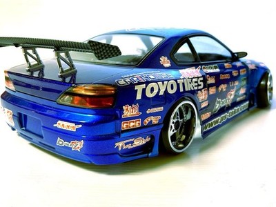 Nissan Silvia S15 ラジコン　ボディ のみ Reve D Nissan Silvia S15 1/10 RC Drift Body Only Painted w/ Decals