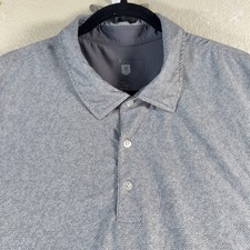 Hickey Freeman Shirt Men 2XL Polo Golf Performance Stretch Button Up Patterned
