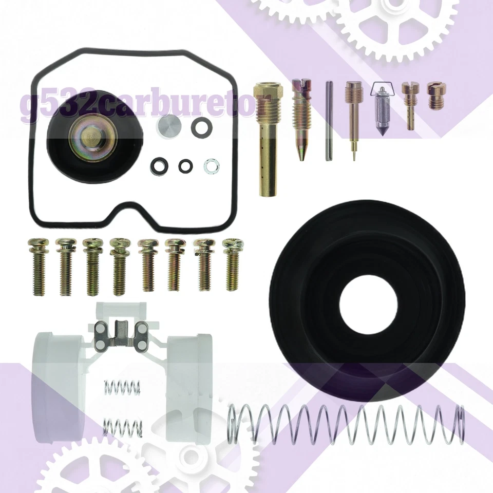 4PCS Kawasaki ZG1200 Voyager XII 86-03 Carburetor Repair Kit Diaphragm Float-US Foto 2 de 4