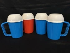 Evriholder Super SLUSHY Cup Frozen Beverage Slushie Mixing Maker Mug Set Of 4