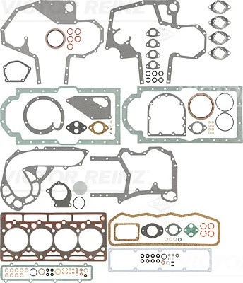 FULL GASKET KIT ENGINE 01-25800-01 FOR DT-268 4.4L D-246 4.0L D-206 3.4L 4cyl - Image 2 of 4