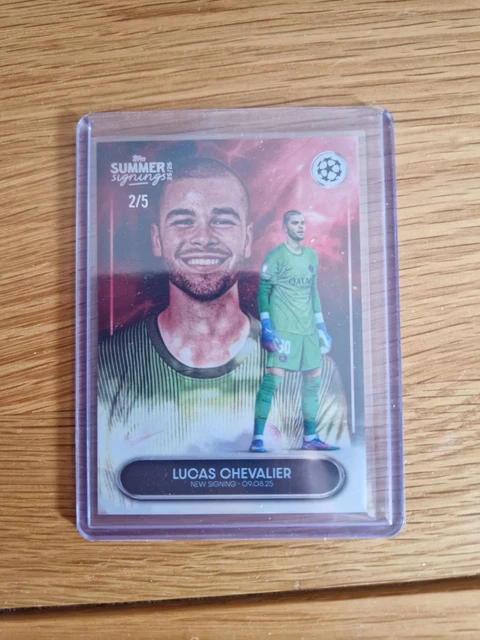 Lucas Chevalier PSG France Trading Card /5