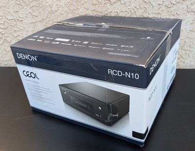 Denon RCD-N10 Hi-Fi Network CD Receiver with HEOS Music Streaming USA In Box