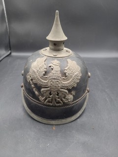 German Pickelhaube Spiked Helmet Prussian Model Early 20th Century. MG