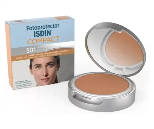 ISDIN FOTOPROTECTOR SOLAR FACIAL MAQUILLAJE TONO BRONCE SPF 50+ MEXICO