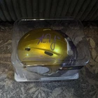 Jordan Addison Aaron Jones Signed Minnesota Vikings Flash Alt Mini Helmet BAS