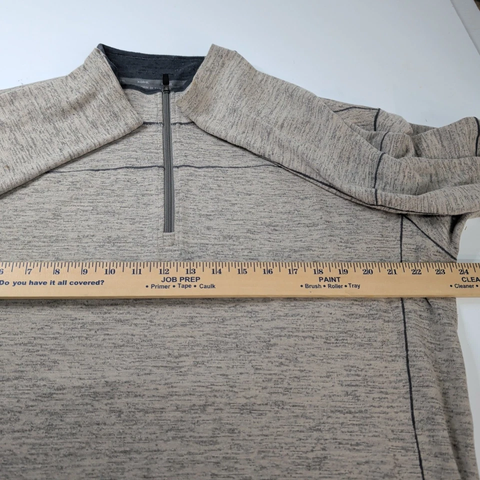 Pullover Kuhl Mujer Beige Ligero Cuarto Cremallera Aleación Exterior Talla 2XL Foto 3 de 4