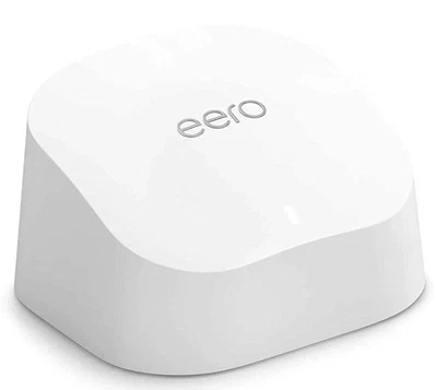 Eero 6 Dual-Band Mesh Router N010001 White & WiFi 6 Extender 900 MBPs 140m2