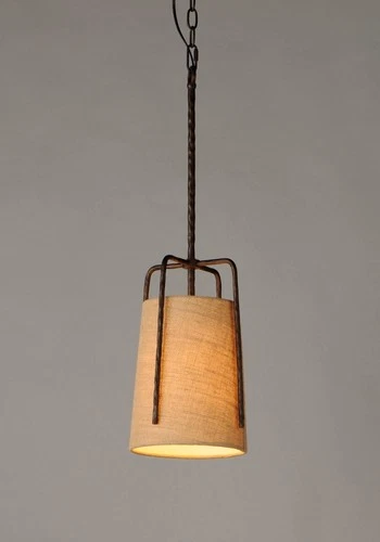 Maxim Pitchfork 9" Wide Oil-Rubbed Bronze Mini Pendant Light - Picture 5 of 6