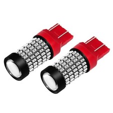 7440 7443 LED Brake Tail Light Bulbs, 2800 Lumen Super Bright 3014 103-SMD Red