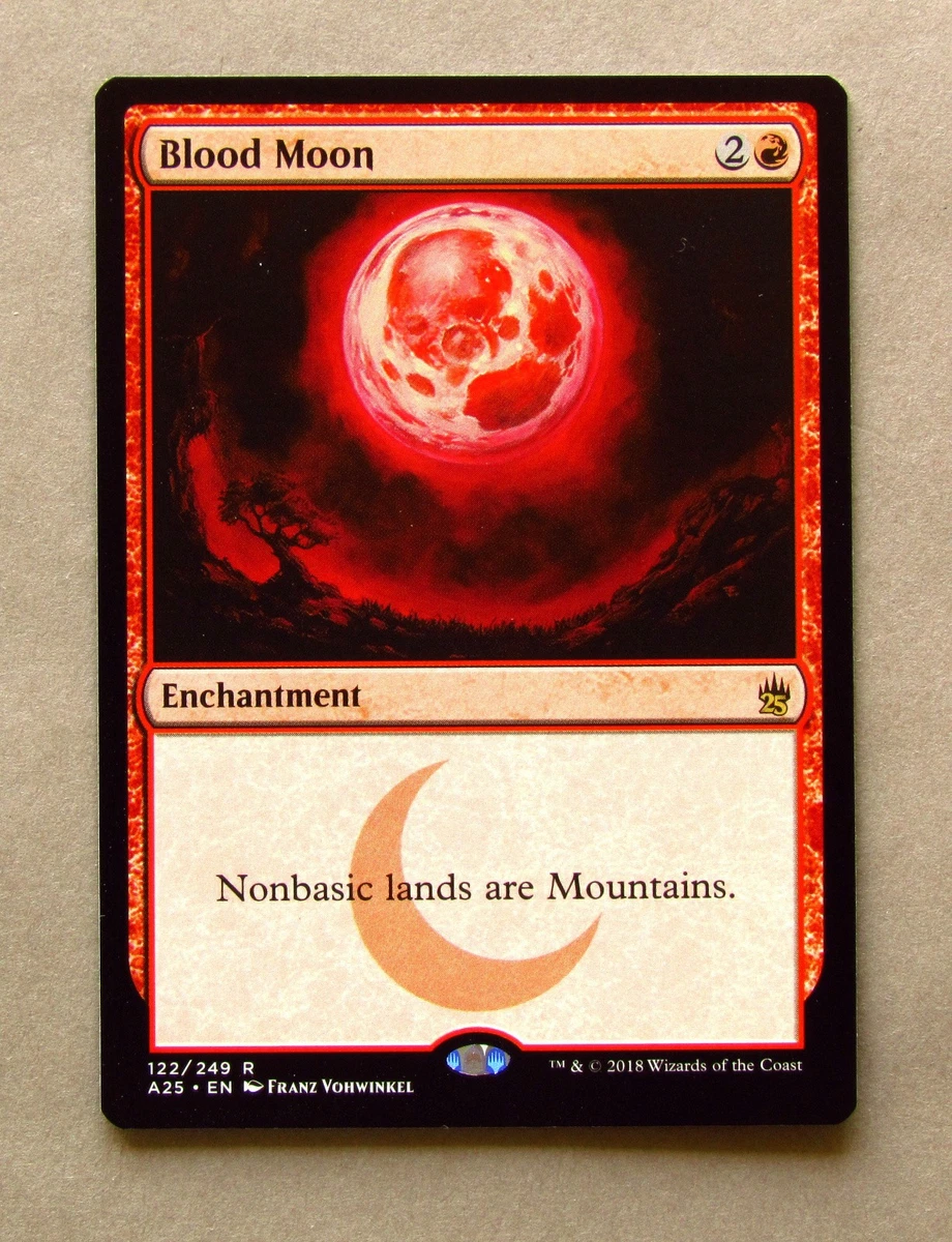 Blood Moon Magic: The Gathering Wizards of the Coast Near Mint or