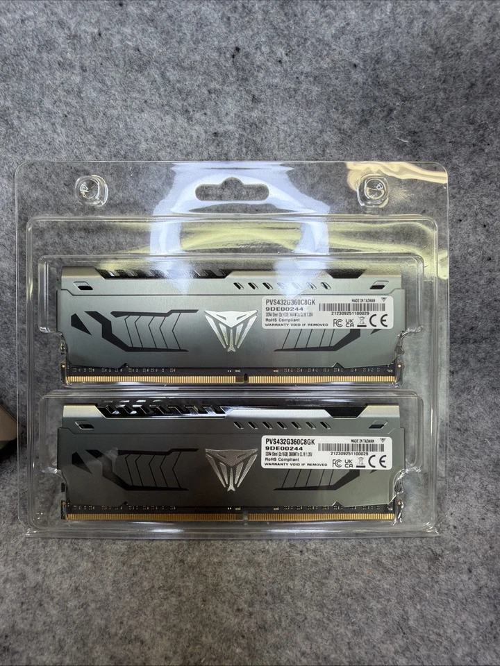 Patriot Viper Steel 32GB (2x16G) DDR4-3600 PC4-28800 C18 UDIMM XMP 2.0 PC Memory - Image 3 of 3