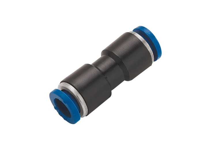 6mm Push in equal Straight Connector for Pneumatics or Fluids