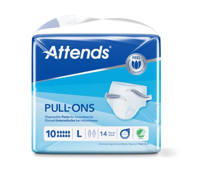 Attends Pull-Ons 10 Large - 10 Packs of 14 view 2