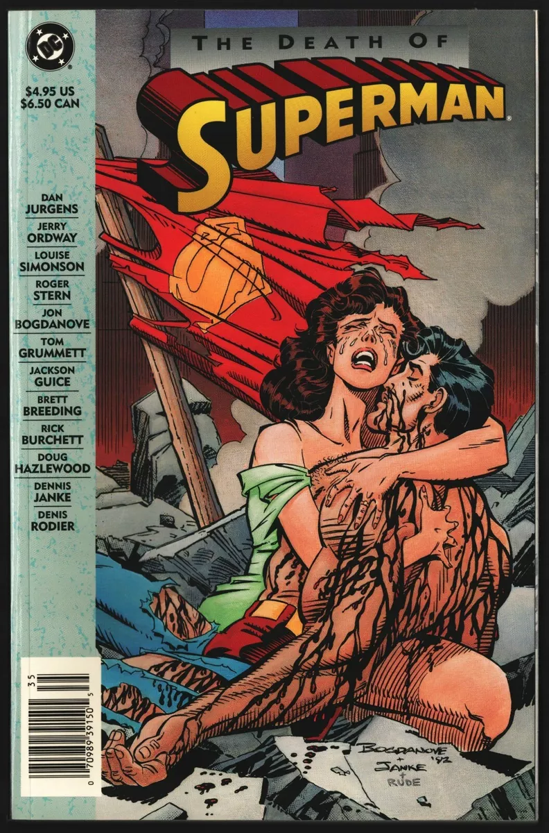 1993 THE DEATH OF SUPERMAN, DC COMICS TPB, NM+ 9.6 | eBay