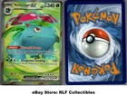 2023 Pokemon, Scarlet & Violet 151, #182/165 Venusaur ex, Full Art Ultra Rare