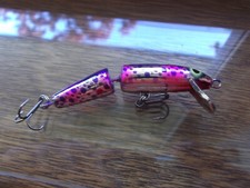 Custom Painted Rapala Jointed J-7  Purple Vampire
