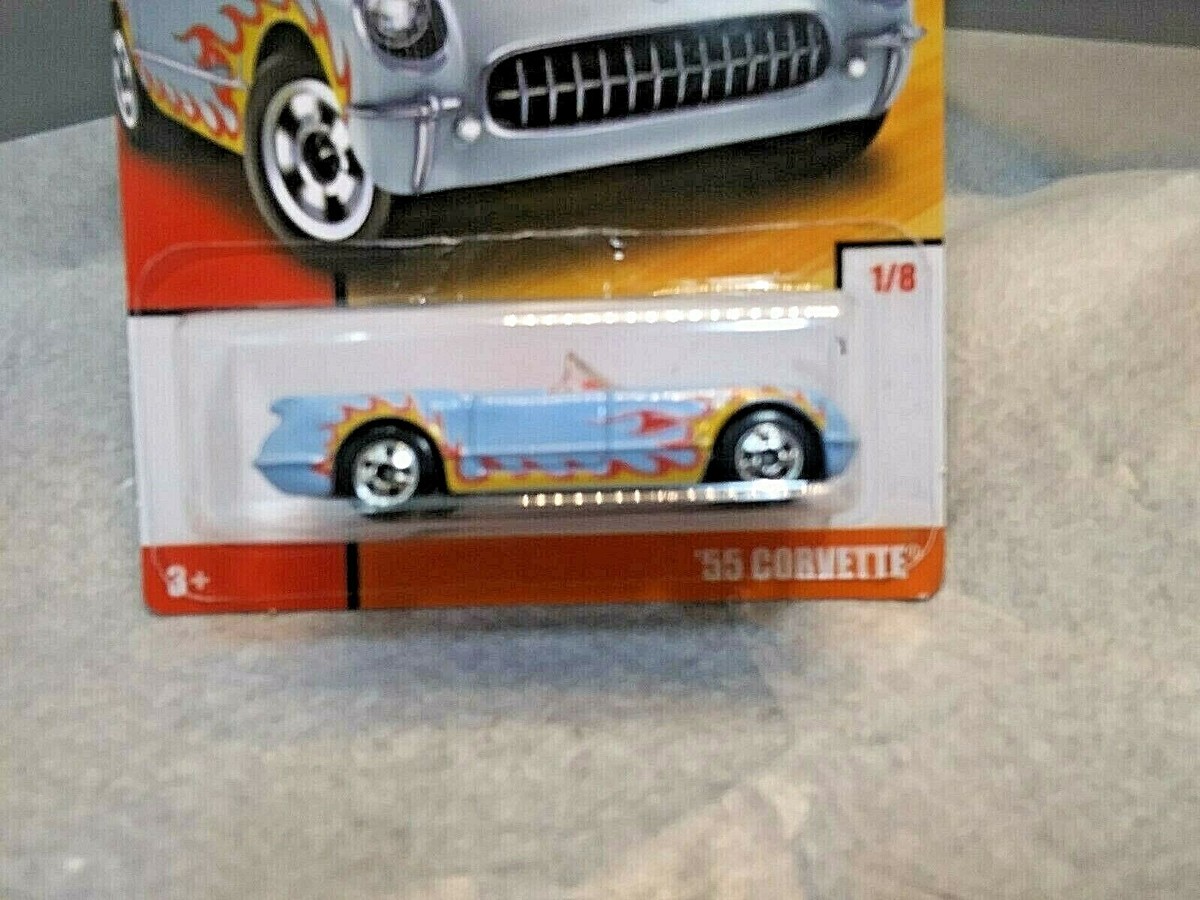 Hot Wheels Throwback Series 1/8 Scale 1955 Corvette Convertible Die-Cast Model