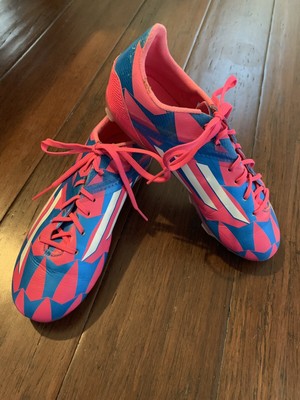 adidas f50 blue and pink