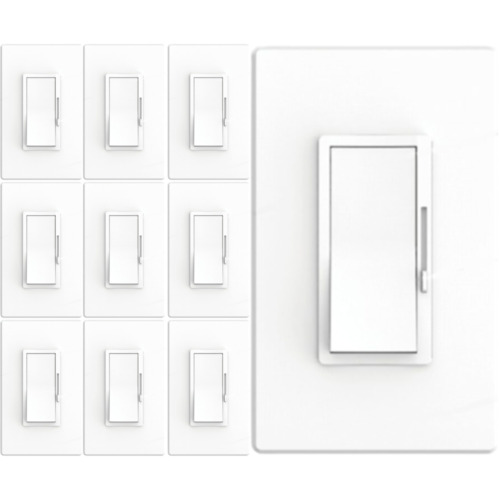 0-10V Electronic Low Voltage LED Wall ELV Dimmer Switch 120-277V 3-Way 10 Pack