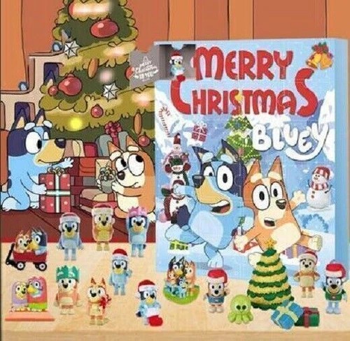 2024 Xmas Bluey Advent Calendar Contains 24 days Calendar Kid Toy Xmas Gift - Picture 10 of 26
