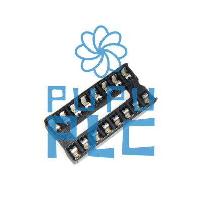 100PCS 16-Pin 16pins DIL DIP IC Socket PCB Mount Connector NEW