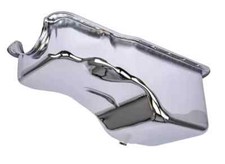 1965 - 1987 Ford 289 302 Front Sump Stock Steel 5 Qt. Oil Pan Chrome Mercury V8