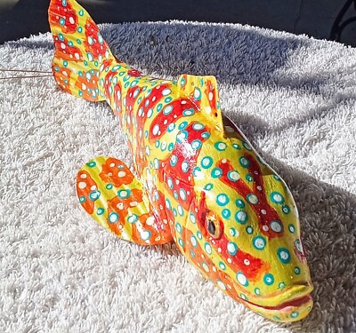 Leurre De Pêche Sur Glace Sculpté Main - James Mead 9,25 Pouces - Brochet, Doré, Achigan
