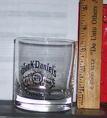 JACK DANIELS GLASS  EXCELLENT CONDITION