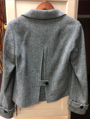 Womens Espirit Peacoat Jacket Button Small EUC! CUTE!