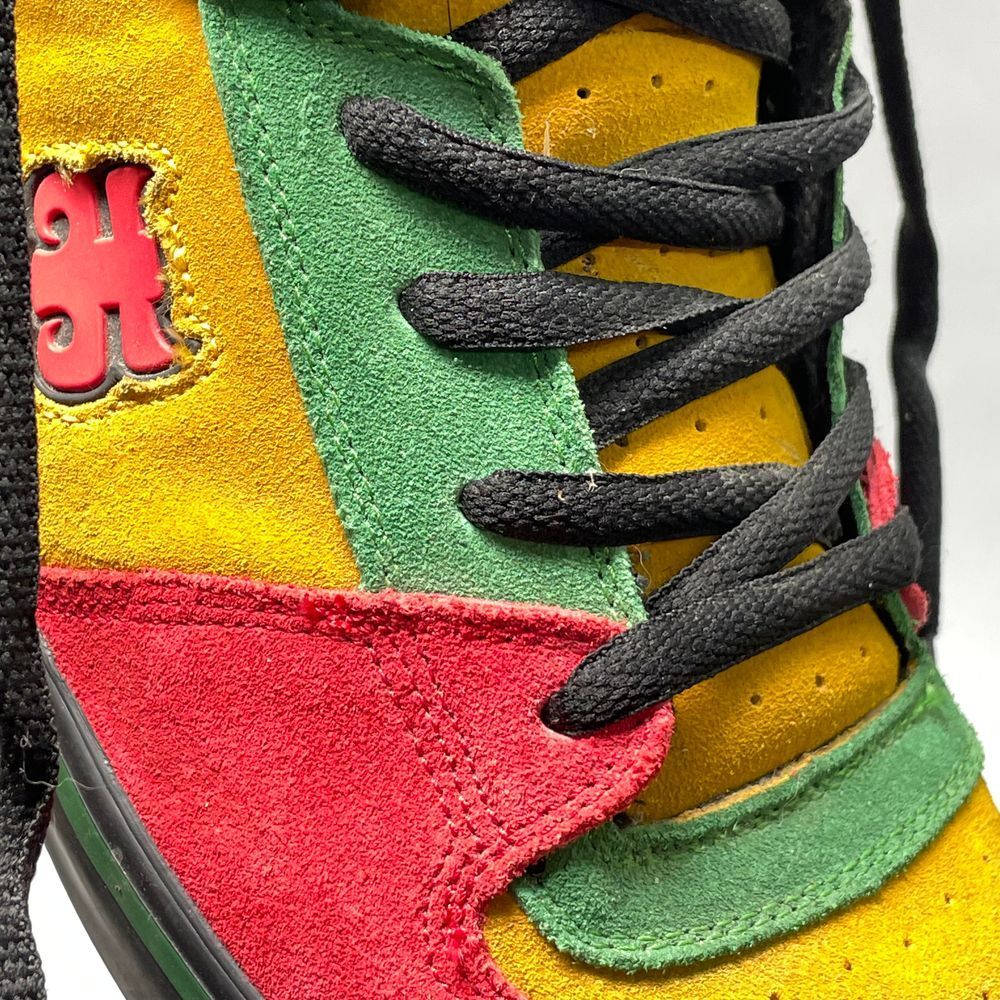 VTG Rare Ipath‎ REED Skate Shoes Mens 13 Rasta Suede Skateboard Classic Y2K 90s Vintage Y2K iPath Eli Reed Lo Skate Shoes Skateboard | eBay main image 4