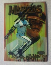 1997 Topps Finest Masters Baseball Barry Bonds # 1 Great Card