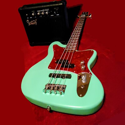  OPEN BOX SPECIAL! +AMP! I Style Electric Bass Guitar +P & Jazz Style Pups!