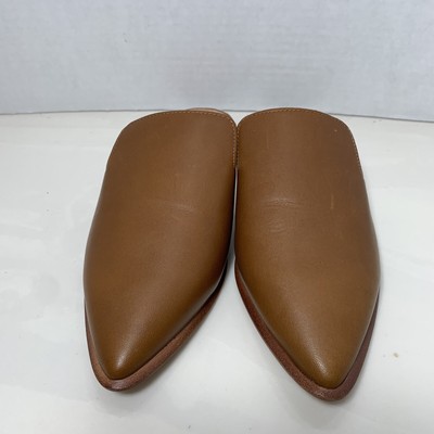 the gemma mule in leather