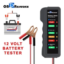 12V Battery Load Tester Alternator analyzer Diagnostic tool car autocycle marine