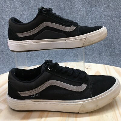 Vans Shoes Mens 6 BMX Old Skool Low Top Skate Sneakers Black Suede Lace Up