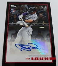 2018 Topps On Demand Rookie Year In Review Ryan McMahon Black Auto #d 4/10