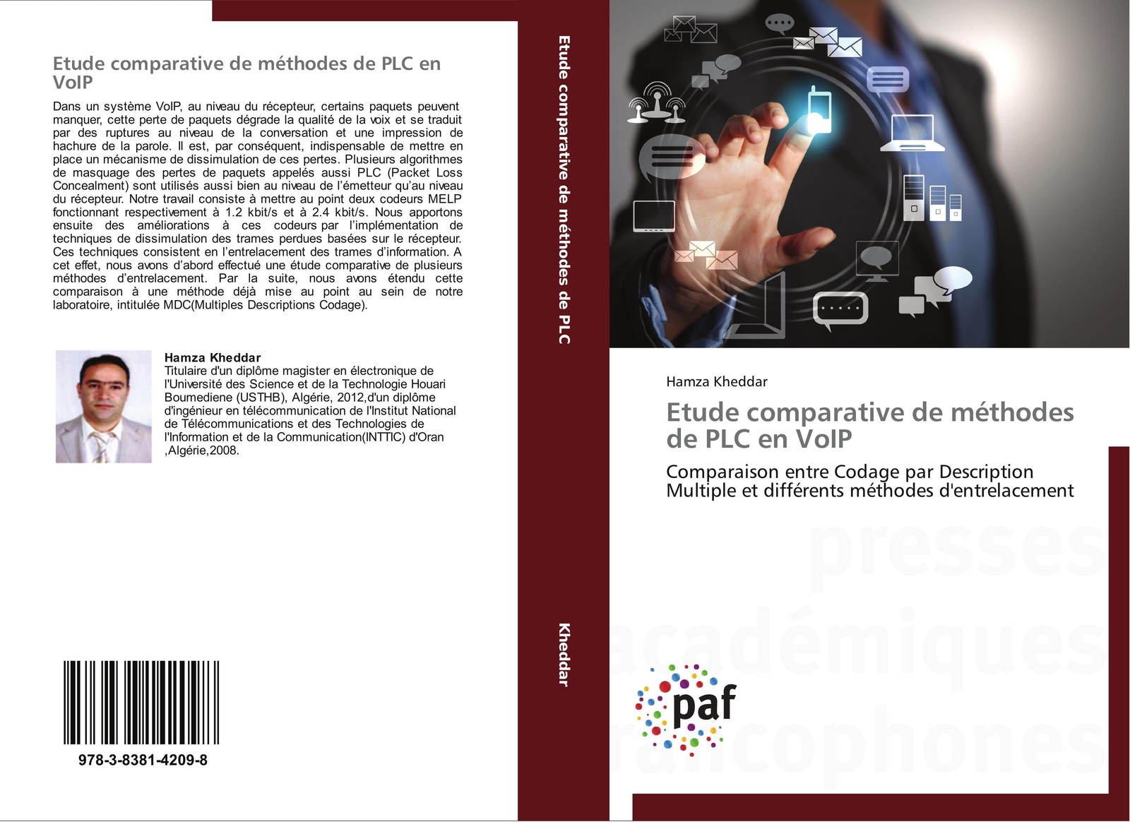 Thumbnail - Etude Comparative De Méthodes De Plc En Voip Hamza Kheddar Taschenbuch