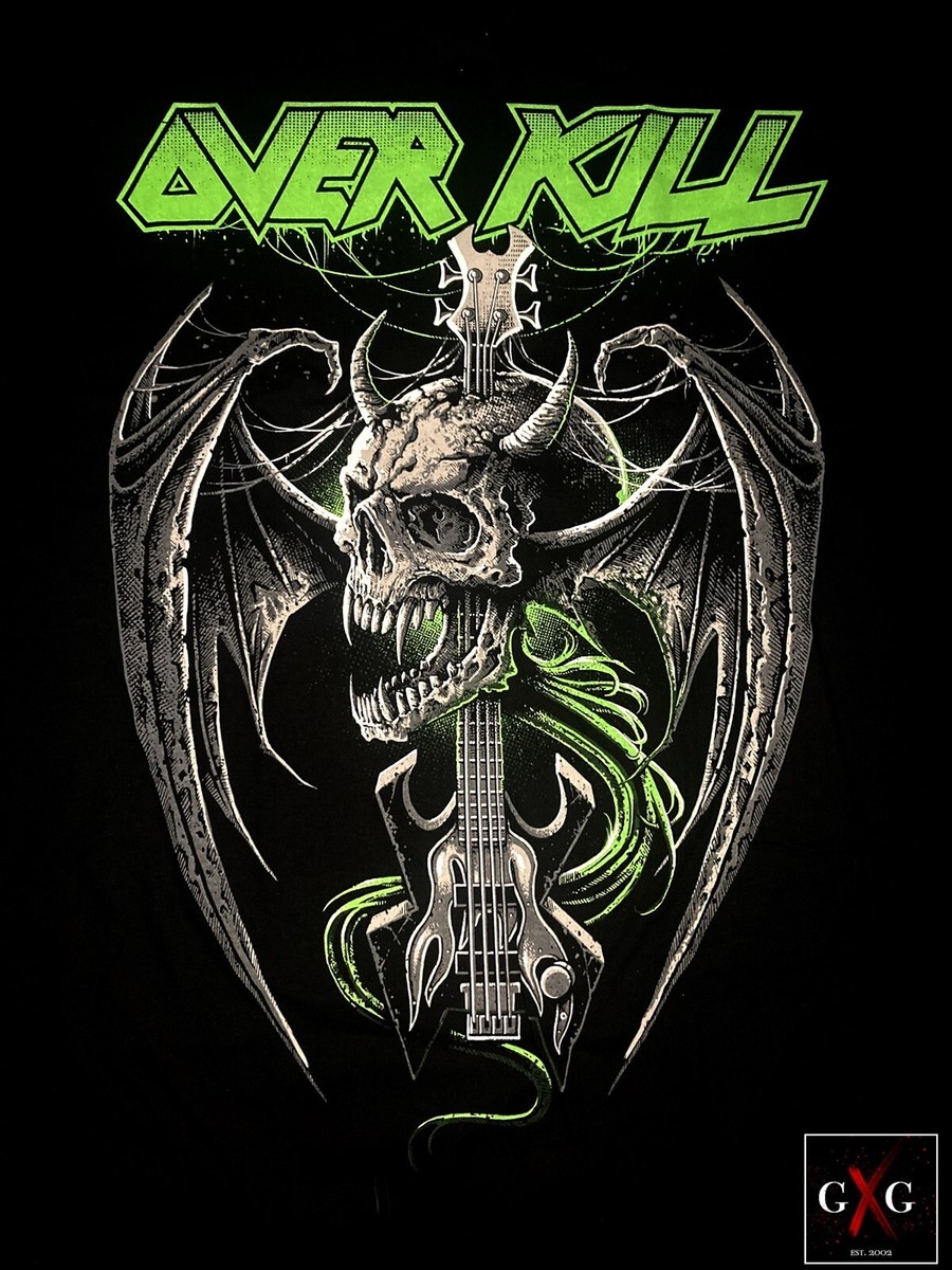 OVERKILL cd lgo SCORCHING THE EARTH TOUR Official SHIRT SMALL New
