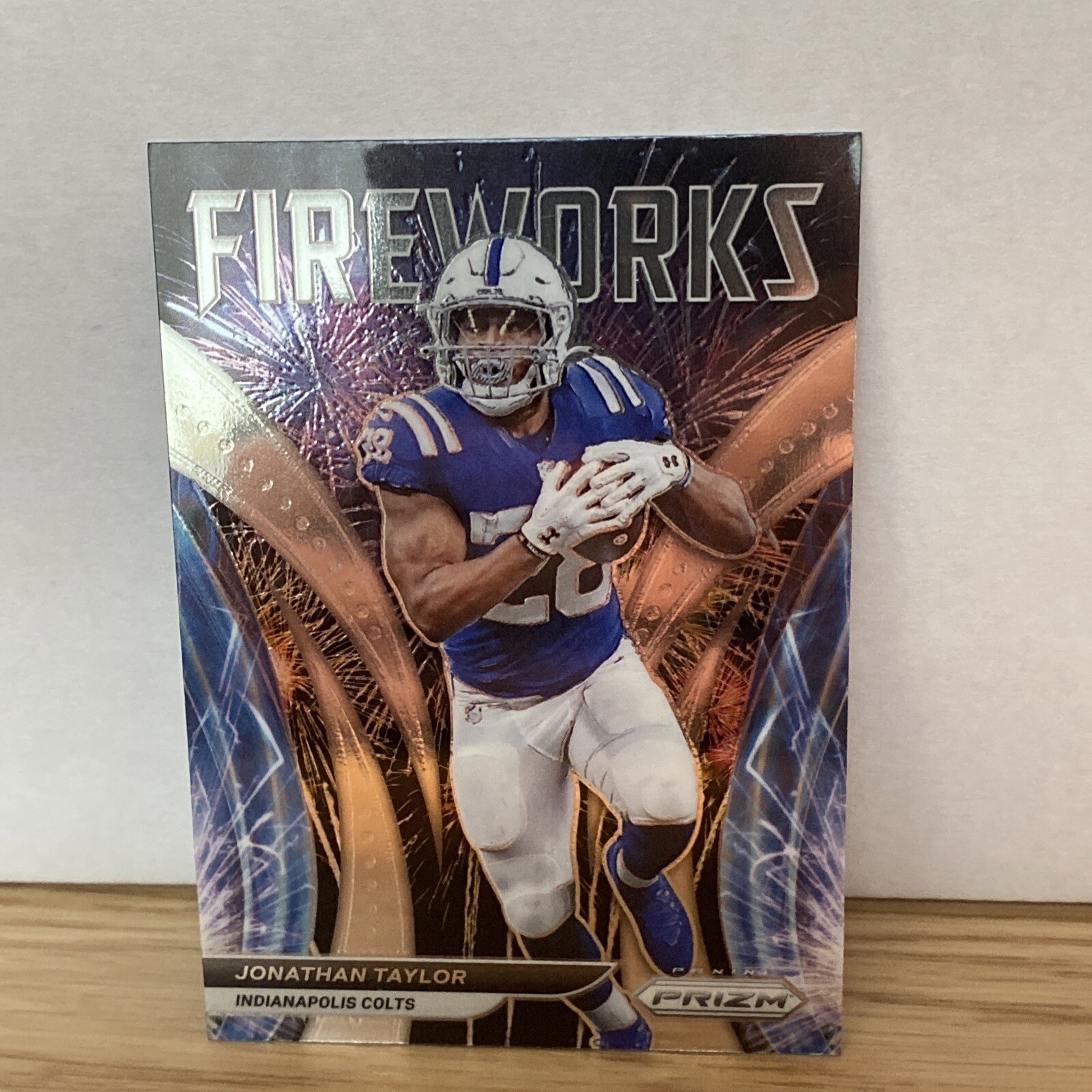 2021 Panini Prizm Fireworks Prizms  Jonathan Taylor #F-3 CC44