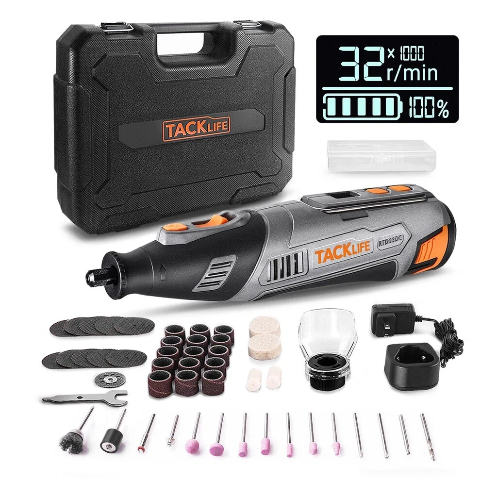 Mini Cordless Rotary Tool Portable 4V Jewelry Polishing Kit with 46 Pieces