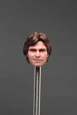 1/6 Han Solo Head Sculpt Smile Ver .Model For 12"Male Action Figure Body Toy