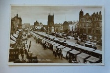 Y534 Market Place SOCKTON-On-TEES Postcard 1957